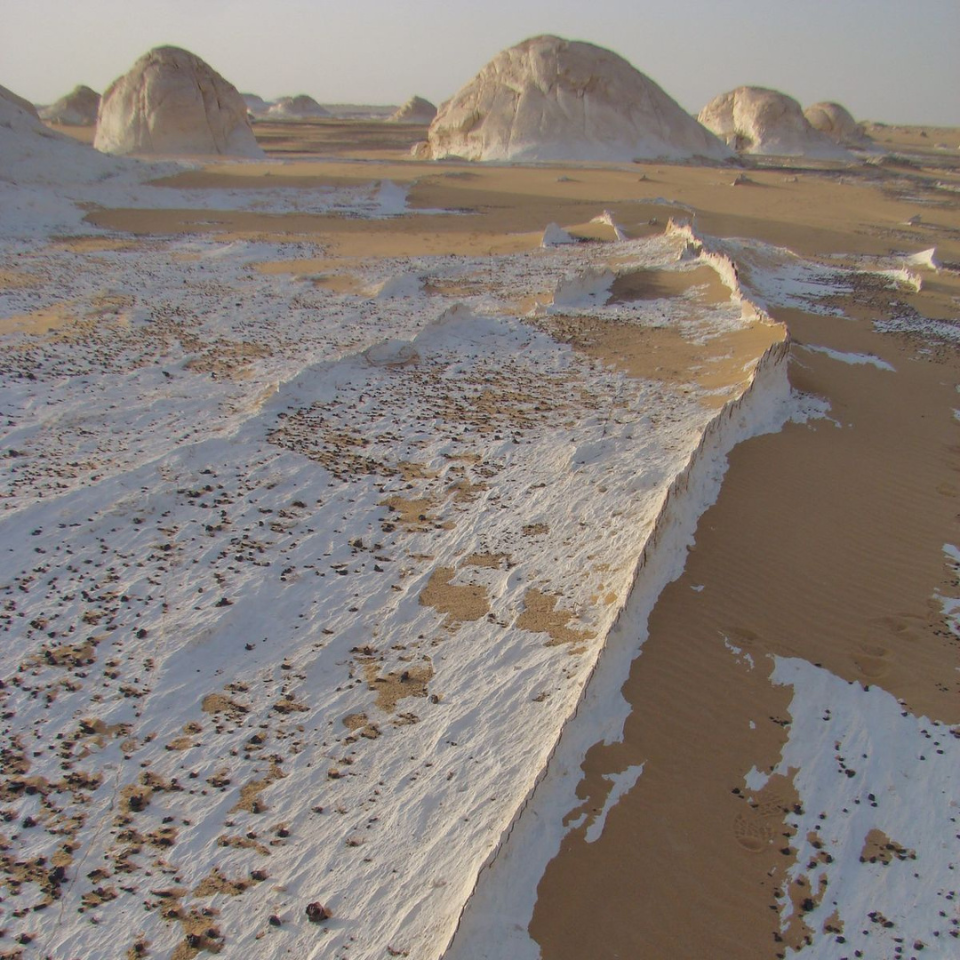 white desert egypt landscape