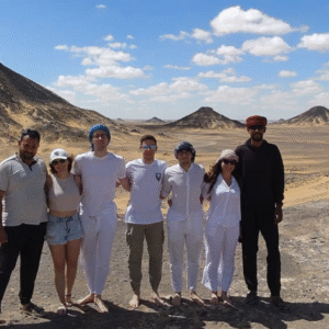 Black Desert volcanic hills near Bahariya Oasis
