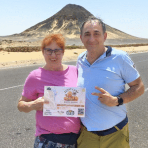 Camping in the Black Desert – Egypt Camp White Desert tents under starry sky