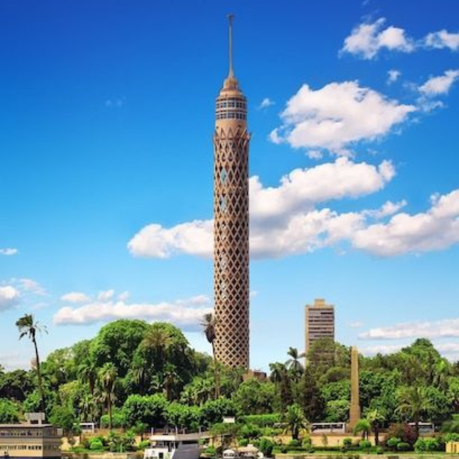 Cairo Tower ,Egypt camp white desert