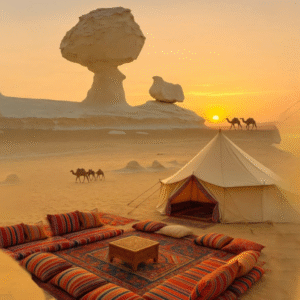 white desert camping, Egypt Camp White Desert