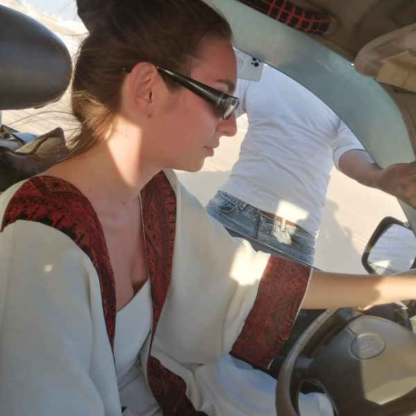 Drive in desert Egypt Camp White Desert 2