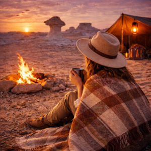 camping White Desert