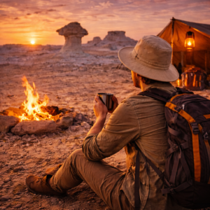 camping in Black Desert