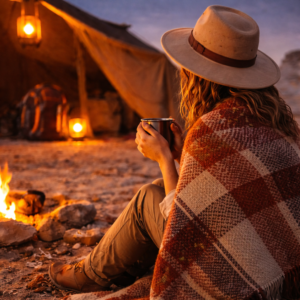 Camping in White Desert
