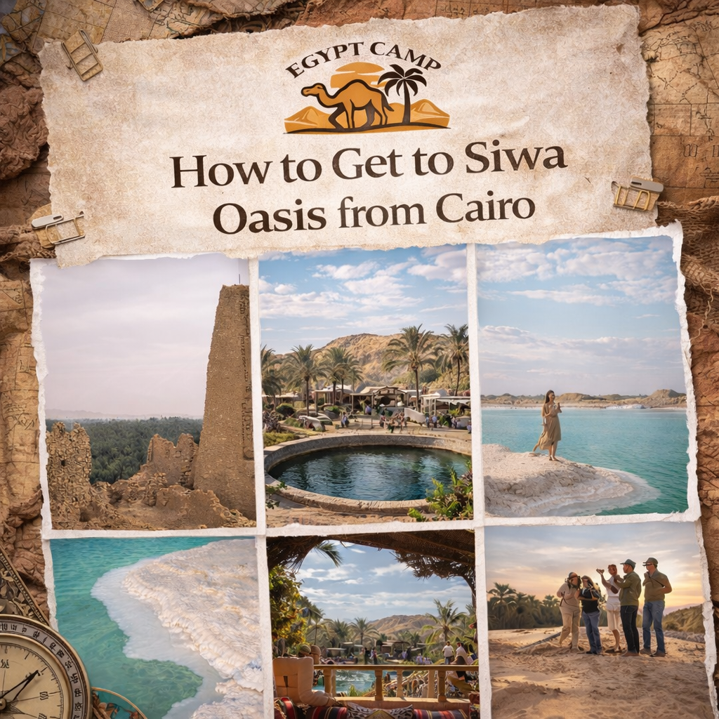 How to get siwa oasis from cairo, egypt camp white desert