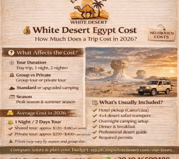 White desert Egypt Cost, Egypt Camp White Desert