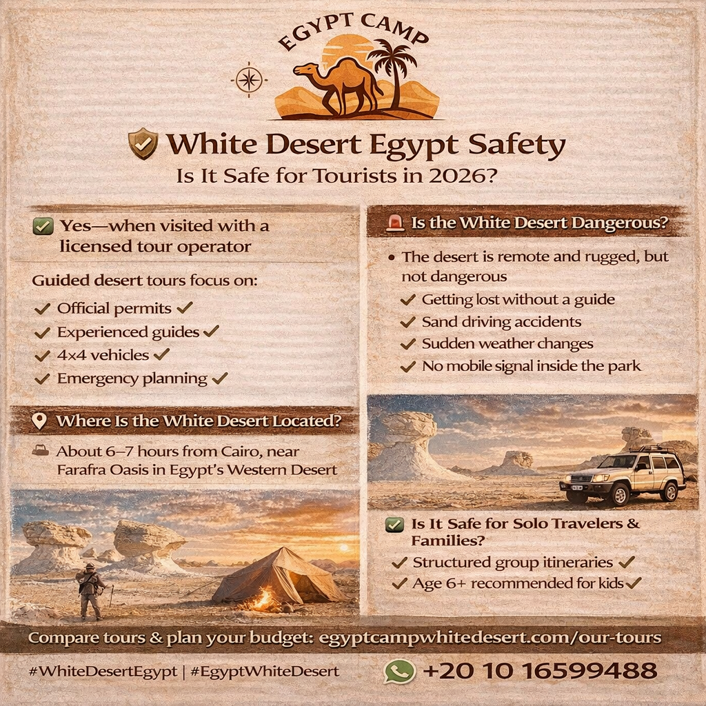 White desert egypt safety, Egypt Camp White Desert