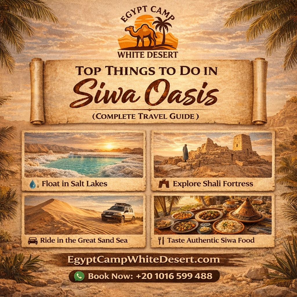 Top Things to Do in Siwa Oasis, Egypt Camp White Desert