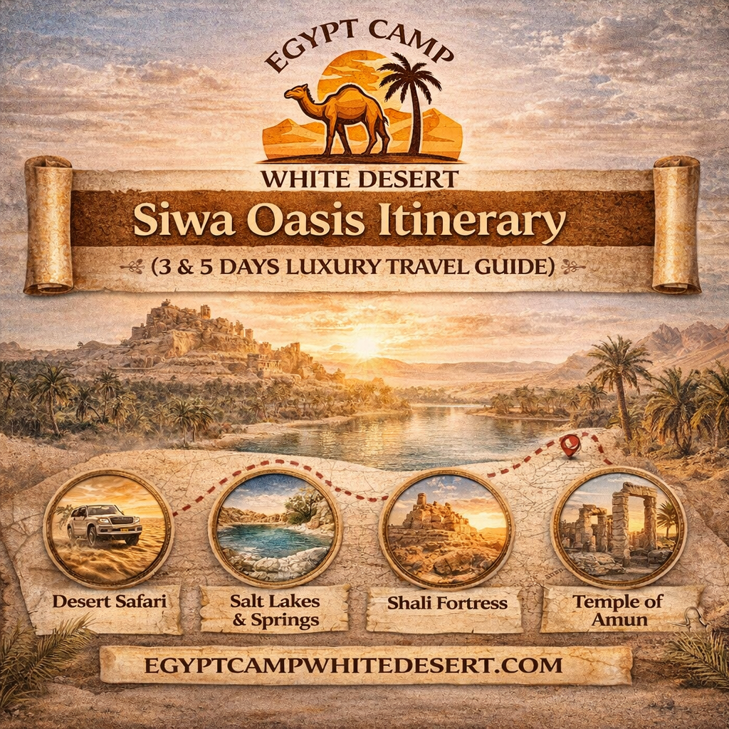 Siwa Oasis Itinerary, Egypt Camp White Desert