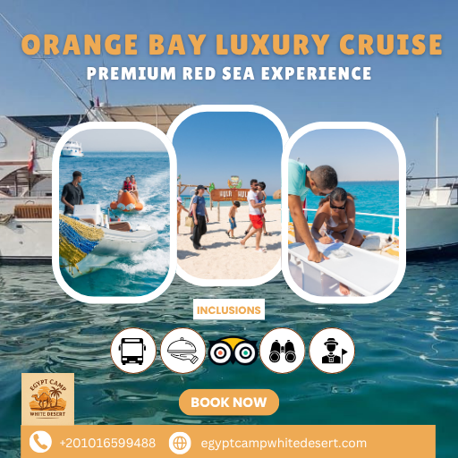 Hurghada: Luxury Cruise to Orange Bay with Lunch