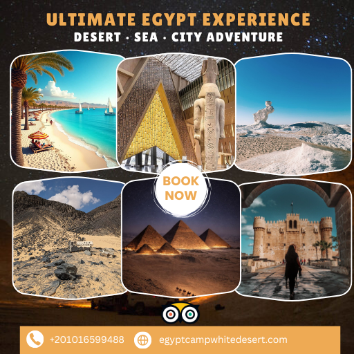 7-Day Egypt Adventure Tour | White Desert, Hurghada, Alexandria & Cairo Highlights